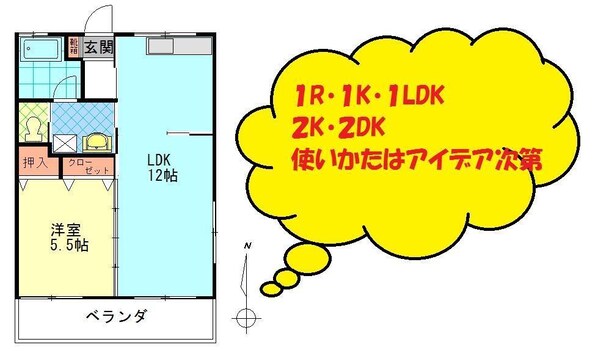 長野ビルの物件間取画像